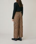 Fauster Hose mit Leopardenmuster