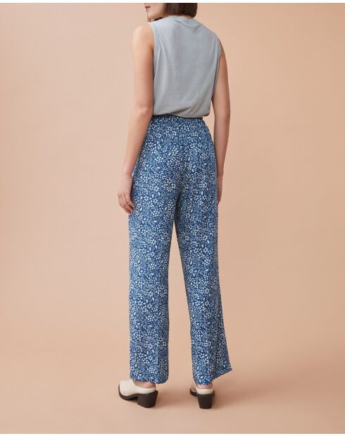 Pantaloni in denim floreale Leon