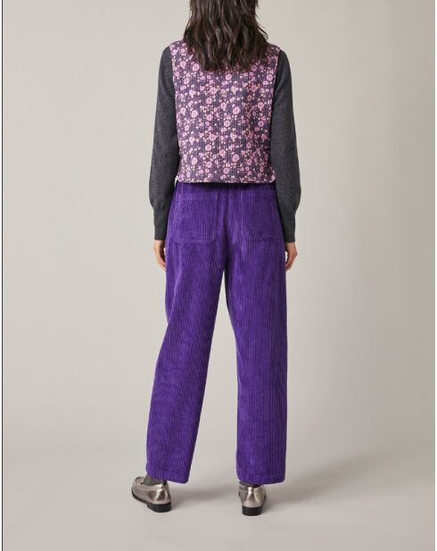 Pantaloni Franck cassis