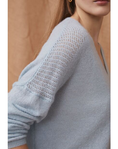 Pull en Alpaga mélangé Nate opaline