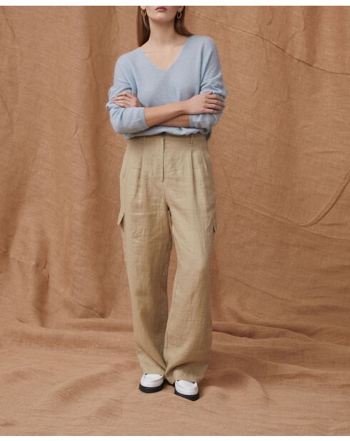 Pull en Alpaga mélangé Nate opaline