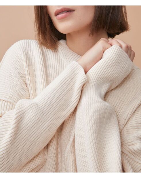 Ninio ecrufarbener Pullover