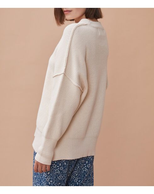 Ninio ecrufarbener Pullover