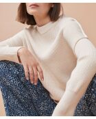 Ninio ecrufarbener Pullover