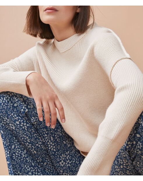 Ninio ecrufarbener Pullover