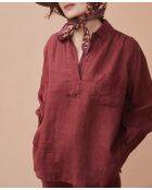 Laurence tomette blouse van 100% linnen