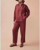 Laurence tomette blouse van 100% linnen