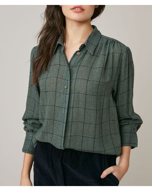 Feodore car khakifarbenes Hemd