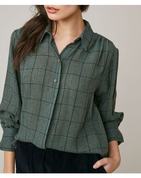 Feodore car khakifarbenes Hemd