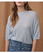 Pull en Alpaga mélangé Nathan opaline