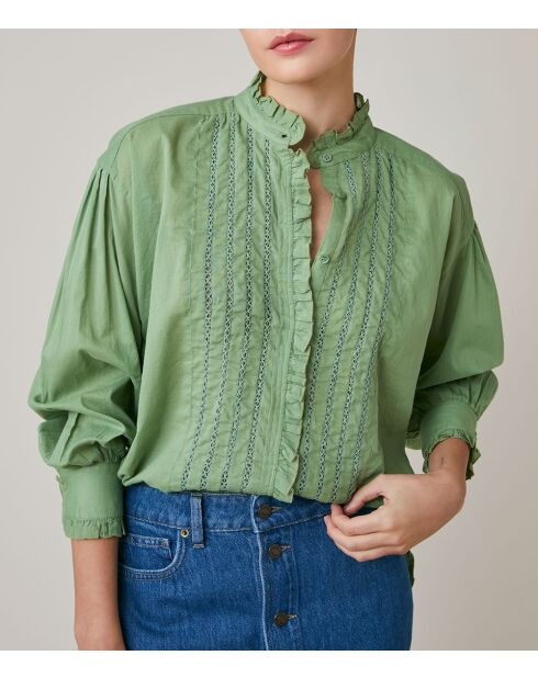 Matcha blouse van Fay