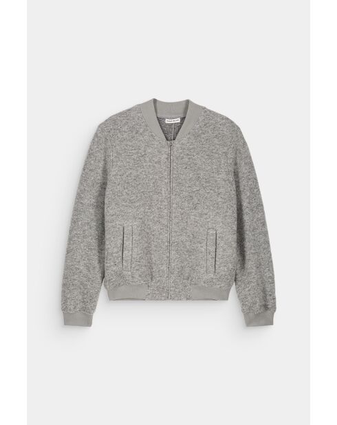 Tony - Jas van wolmix in heidegrijs