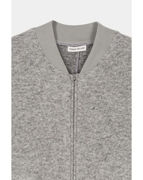 Tony - Jas van wolmix in heidegrijs