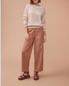 Noelya Ray Cinnamon Pullover aus 100% Leinen