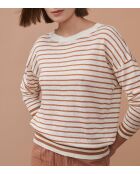 Noelya Ray Cinnamon Pullover aus 100% Leinen