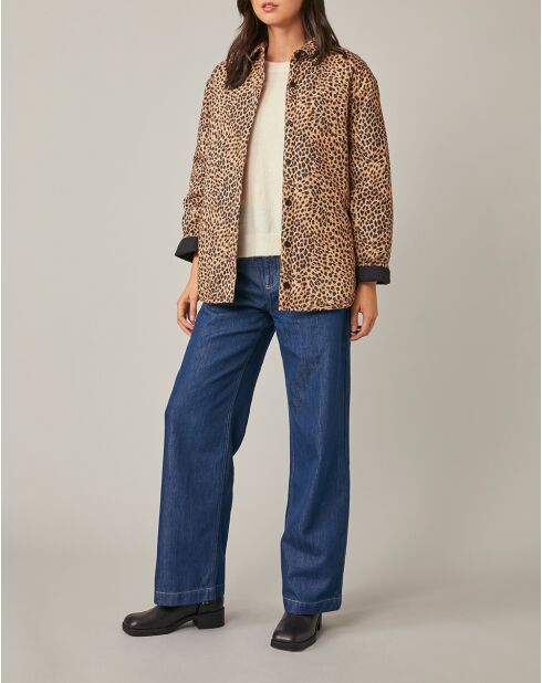 Fabricia jack met luipaardprint