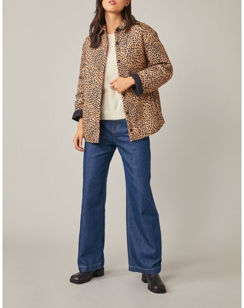 Fabricia jack met luipaardprint