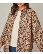 Fabricia jack met luipaardprint