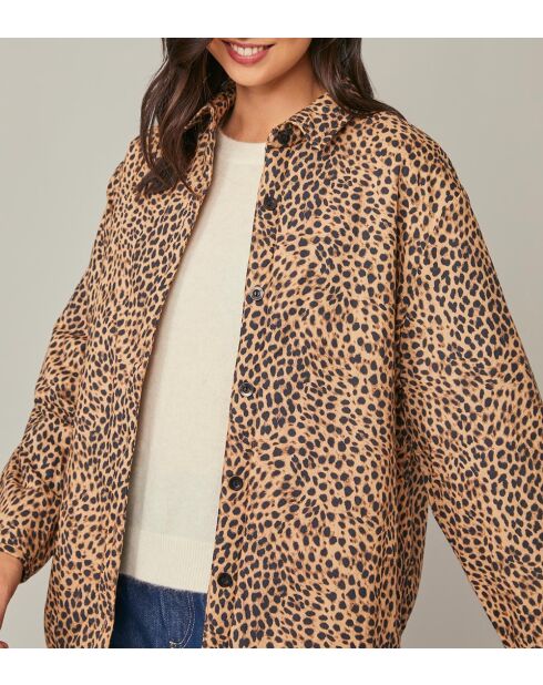 Fabricia jack met luipaardprint