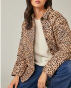 Fabricia jack met luipaardprint