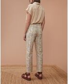 Hose Lazar mit Blumenmuster