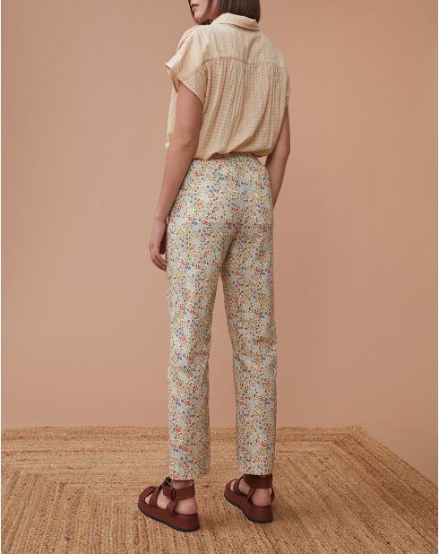 Hose Lazar mit Blumenmuster