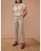 Hose Lazar mit Blumenmuster