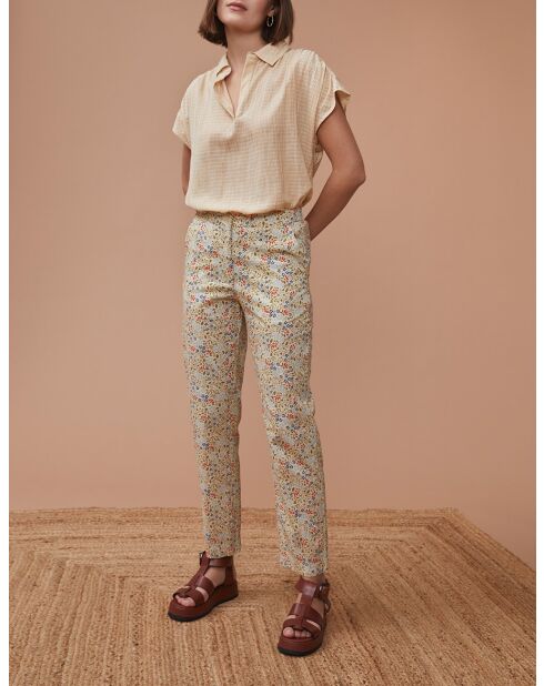 Hose Lazar mit Blumenmuster