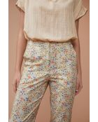 Hose Lazar mit Blumenmuster