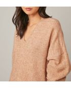 Pullover Emma in misto lana color nocciola