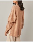 Pullover Emma in misto lana color nocciola