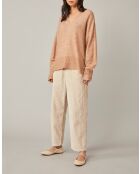 Pullover Emma in misto lana color nocciola