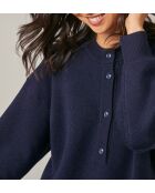 Robe en Laine mélangée Enois marine