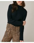 Eleana schwarzer Pullover