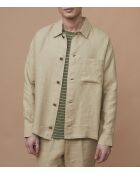 Giacca Vaness sage 100% lino