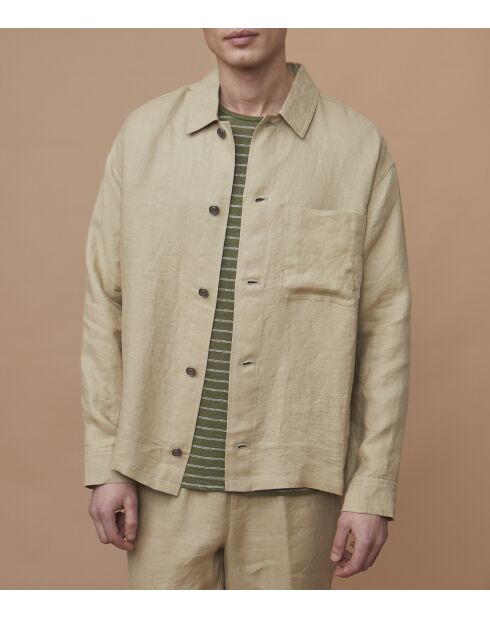 Giacca Vaness sage 100% lino