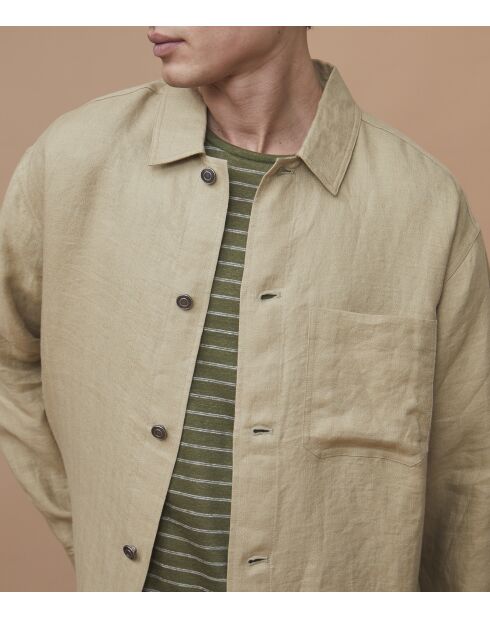 Giacca Vaness sage 100% lino