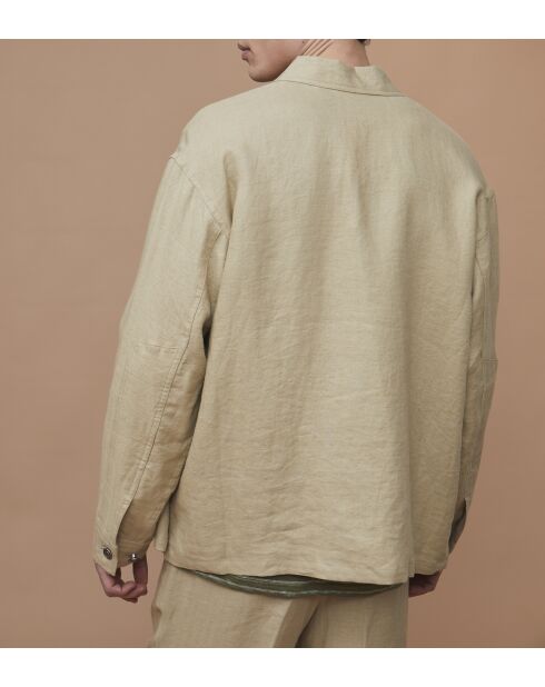 Giacca Vaness sage 100% lino