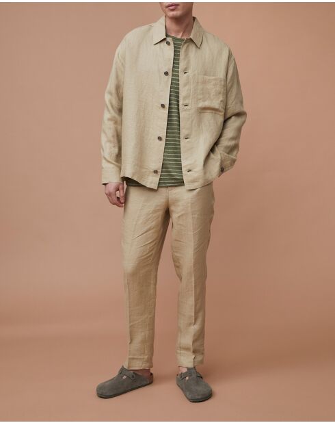 Giacca Vaness sage 100% lino