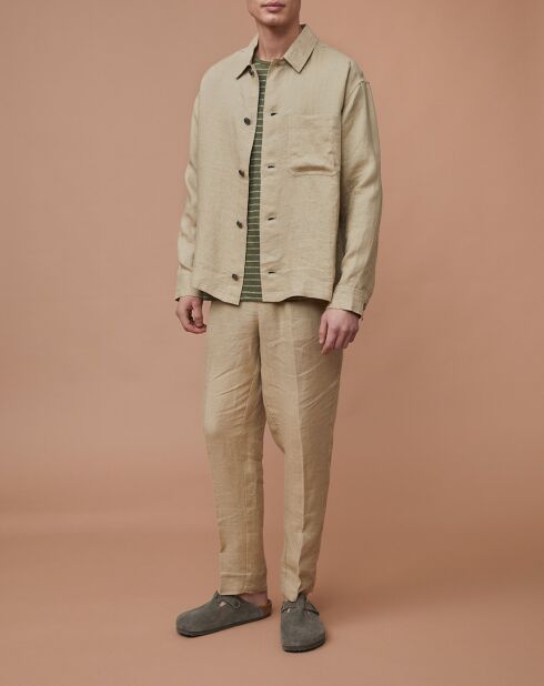 Giacca Vaness sage 100% lino