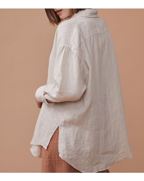 Laula Mineral Hemd aus 100% Leinen