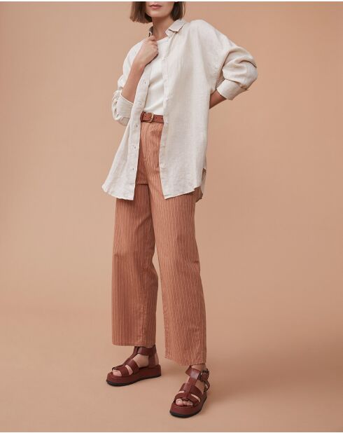 Laula Mineral Hemd aus 100% Leinen