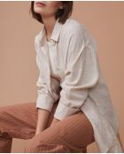 Laula Mineral Hemd aus 100% Leinen