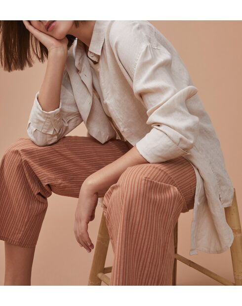 Laula Mineral Hemd aus 100% Leinen