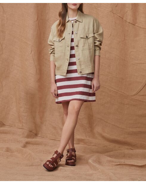 Giacca Lami sage 100% lino