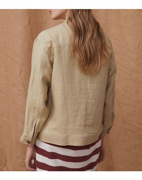 Giacca Lami sage 100% lino