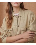 Giacca Lami sage 100% lino