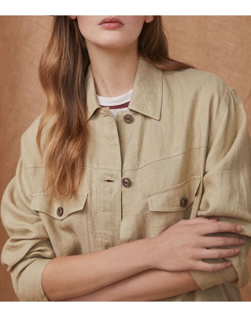 Giacca Lami sage 100% lino