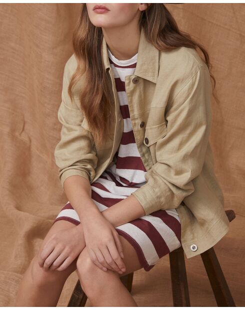 Giacca Lami sage 100% lino