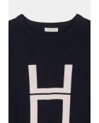 Maglione Romualdus navy 100% lana